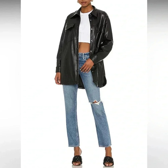 GRLFRND Kate Low Rise Slim Crop in Hidden Hills Size 29 NWT - Picture 4 of 14